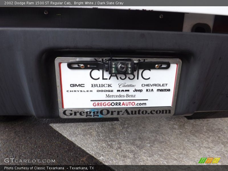 Bright White / Dark Slate Gray 2002 Dodge Ram 1500 ST Regular Cab