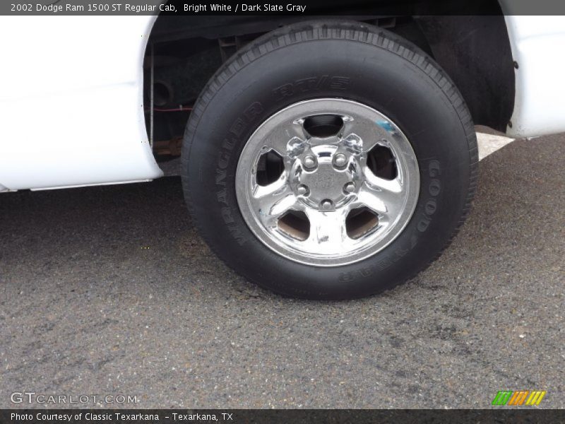 Bright White / Dark Slate Gray 2002 Dodge Ram 1500 ST Regular Cab
