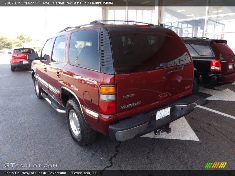 Garnet Red Metallic / Neutral/Shale 2002 GMC Yukon SLT 4x4