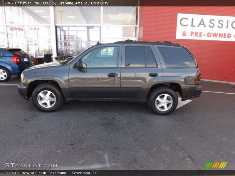 Graphite Metallic / Light Gray 2007 Chevrolet TrailBlazer LS