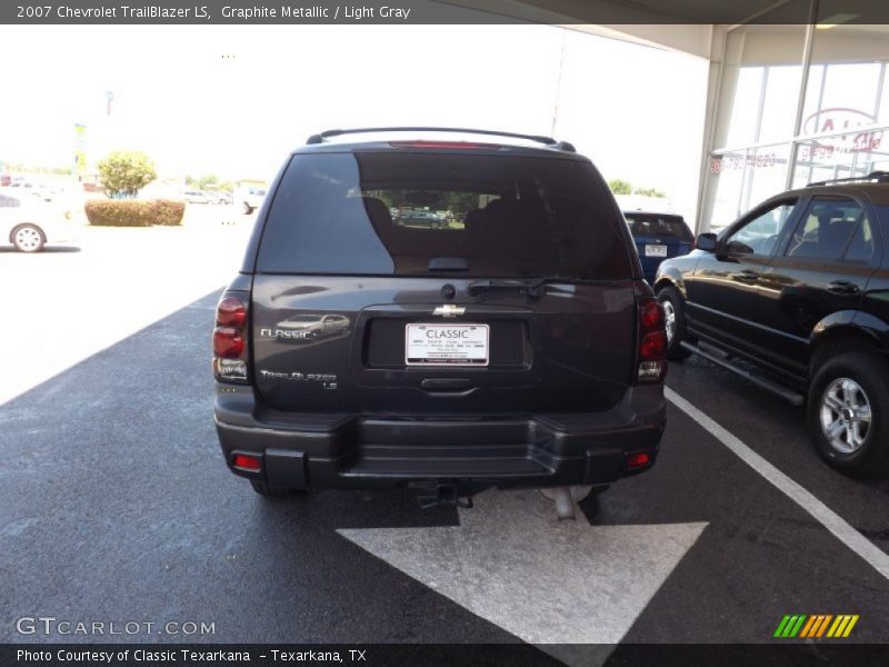 Graphite Metallic / Light Gray 2007 Chevrolet TrailBlazer LS