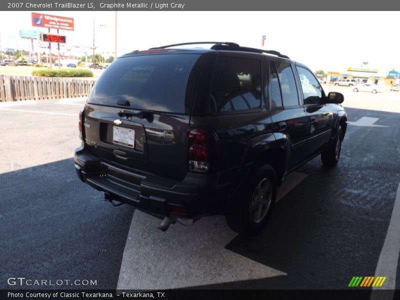 Graphite Metallic / Light Gray 2007 Chevrolet TrailBlazer LS