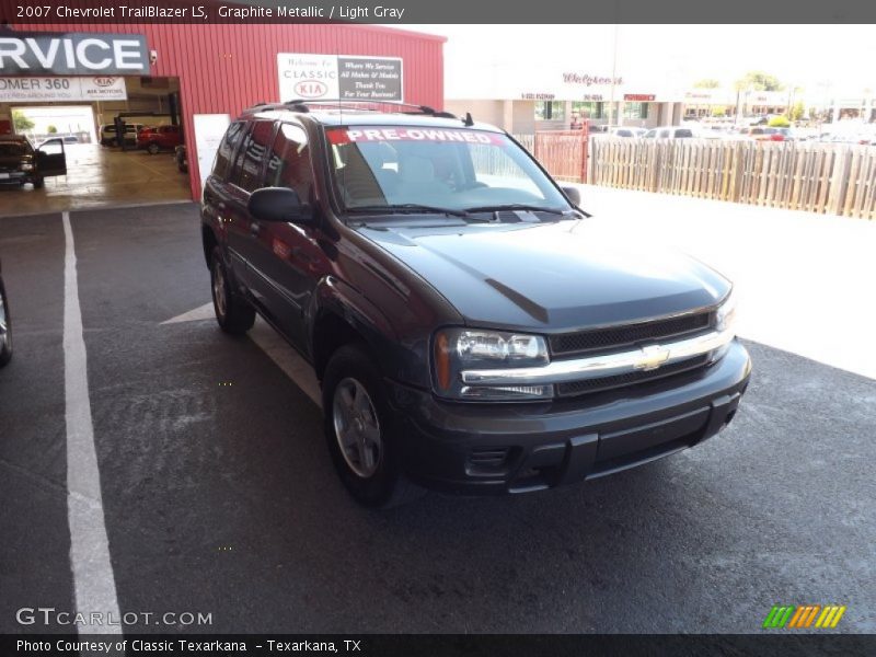 Graphite Metallic / Light Gray 2007 Chevrolet TrailBlazer LS