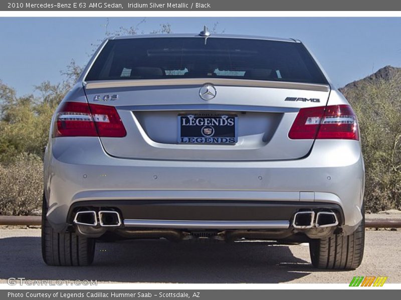 Iridium Silver Metallic / Black 2010 Mercedes-Benz E 63 AMG Sedan