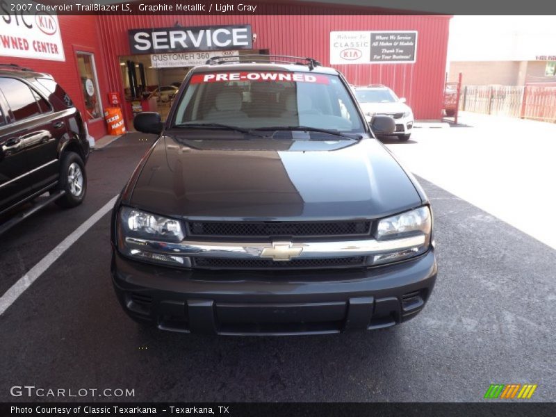 Graphite Metallic / Light Gray 2007 Chevrolet TrailBlazer LS