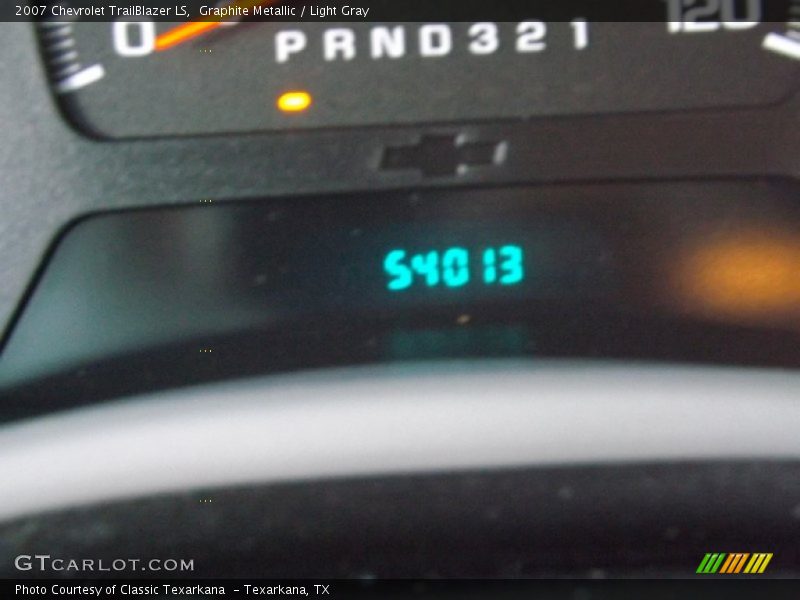 Graphite Metallic / Light Gray 2007 Chevrolet TrailBlazer LS