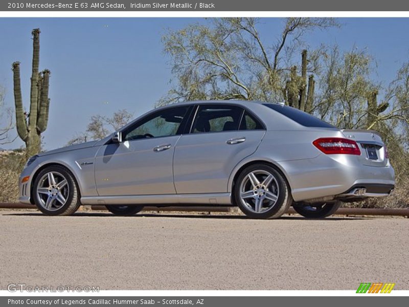 Iridium Silver Metallic / Black 2010 Mercedes-Benz E 63 AMG Sedan