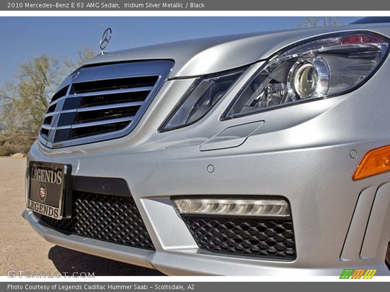 Iridium Silver Metallic / Black 2010 Mercedes-Benz E 63 AMG Sedan