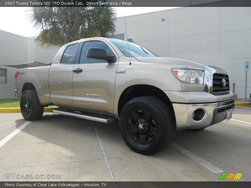 Desert Sand Mica / Beige 2007 Toyota Tundra SR5 TRD Double Cab