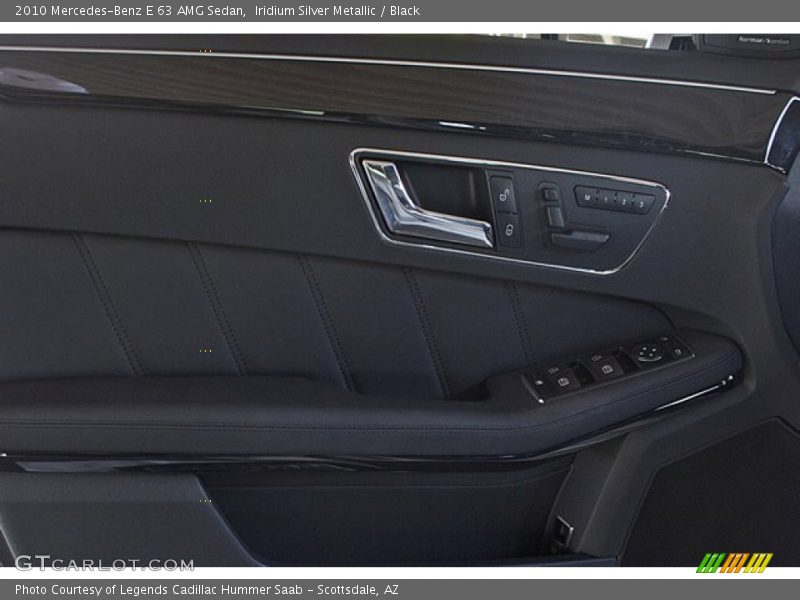 Iridium Silver Metallic / Black 2010 Mercedes-Benz E 63 AMG Sedan