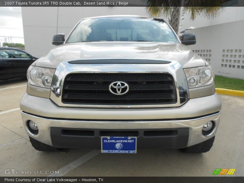 Desert Sand Mica / Beige 2007 Toyota Tundra SR5 TRD Double Cab