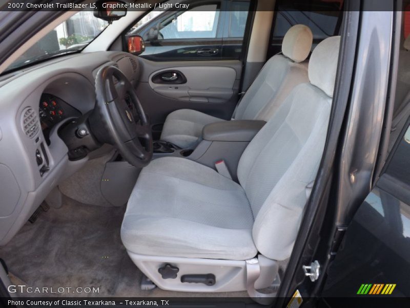 Graphite Metallic / Light Gray 2007 Chevrolet TrailBlazer LS