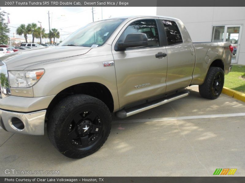 Desert Sand Mica / Beige 2007 Toyota Tundra SR5 TRD Double Cab
