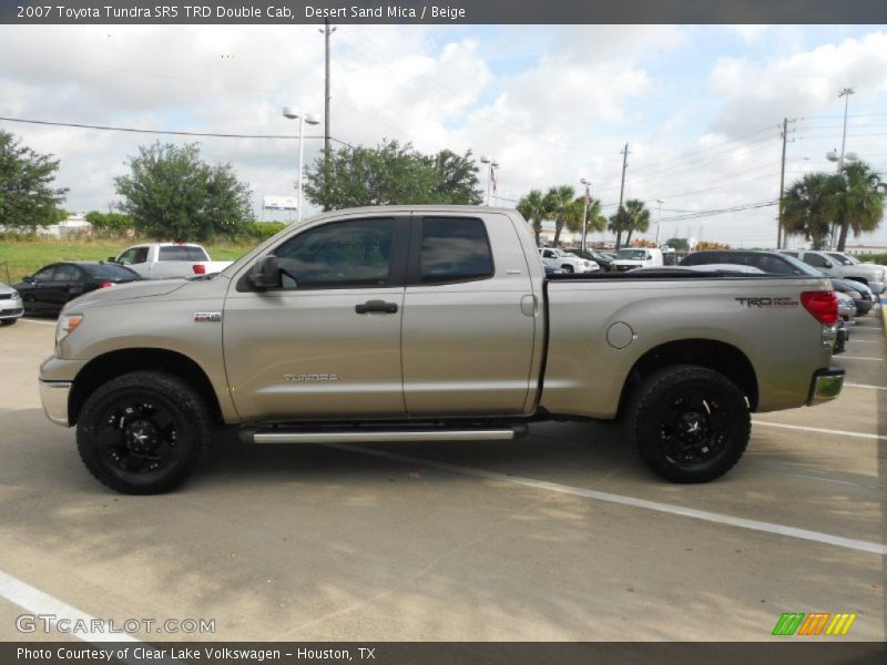 Desert Sand Mica / Beige 2007 Toyota Tundra SR5 TRD Double Cab