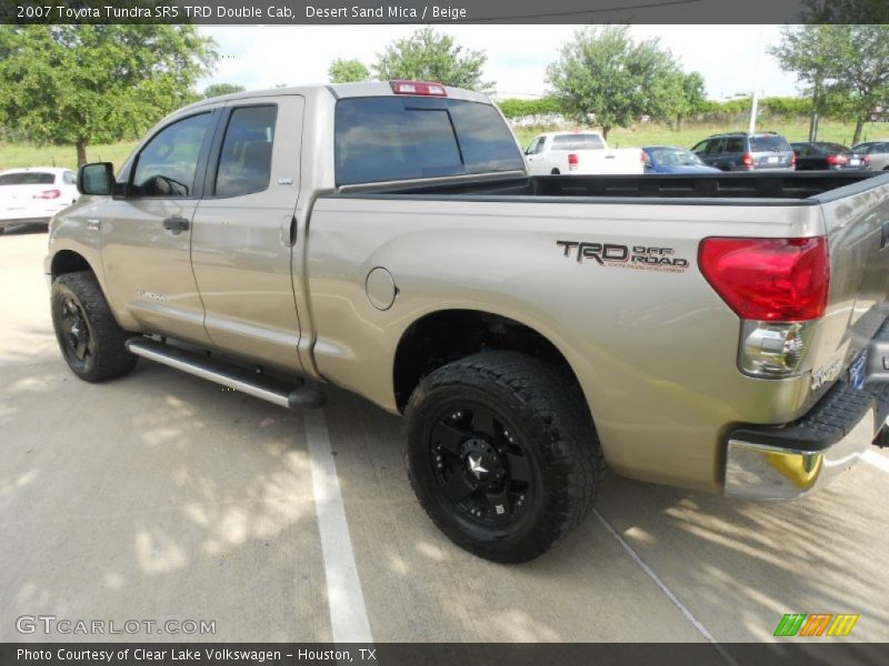 Desert Sand Mica / Beige 2007 Toyota Tundra SR5 TRD Double Cab