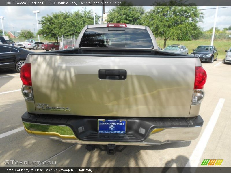 Desert Sand Mica / Beige 2007 Toyota Tundra SR5 TRD Double Cab