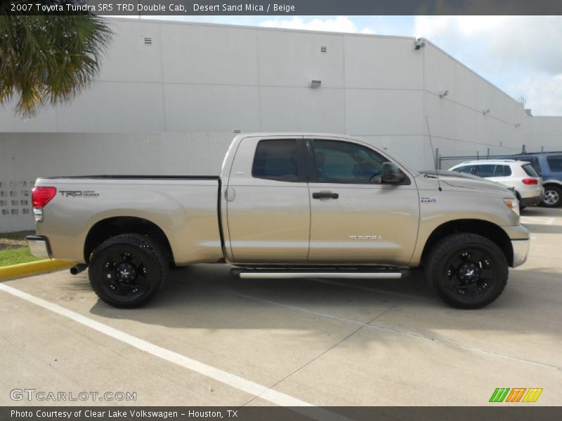 Desert Sand Mica / Beige 2007 Toyota Tundra SR5 TRD Double Cab