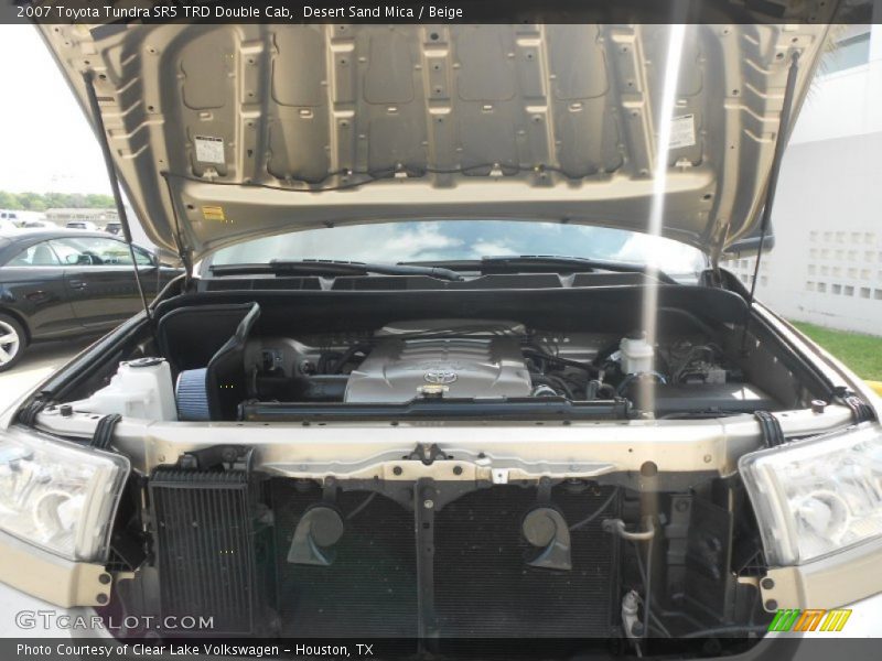 Desert Sand Mica / Beige 2007 Toyota Tundra SR5 TRD Double Cab