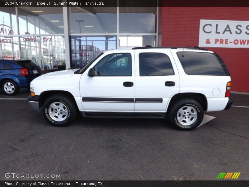 Summit White / Tan/Neutral 2004 Chevrolet Tahoe LT