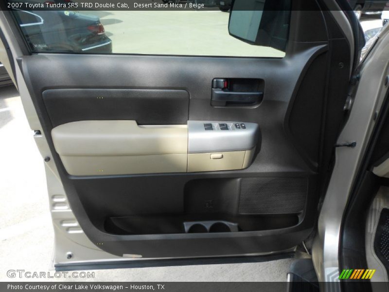 Desert Sand Mica / Beige 2007 Toyota Tundra SR5 TRD Double Cab