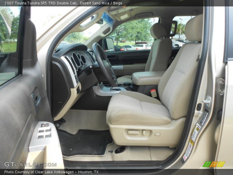 Desert Sand Mica / Beige 2007 Toyota Tundra SR5 TRD Double Cab