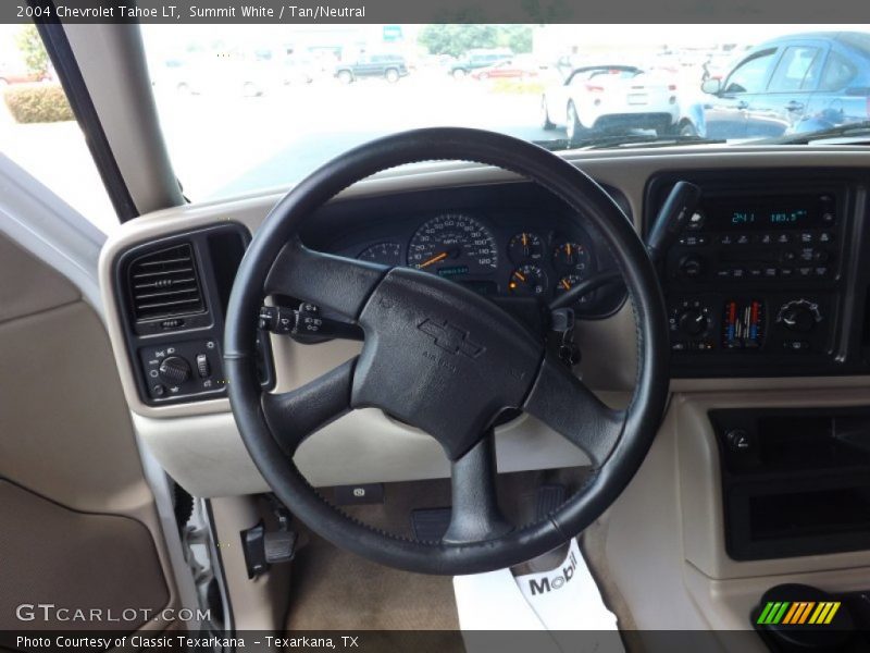 Summit White / Tan/Neutral 2004 Chevrolet Tahoe LT