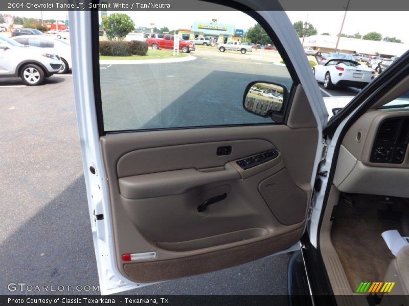 Summit White / Tan/Neutral 2004 Chevrolet Tahoe LT