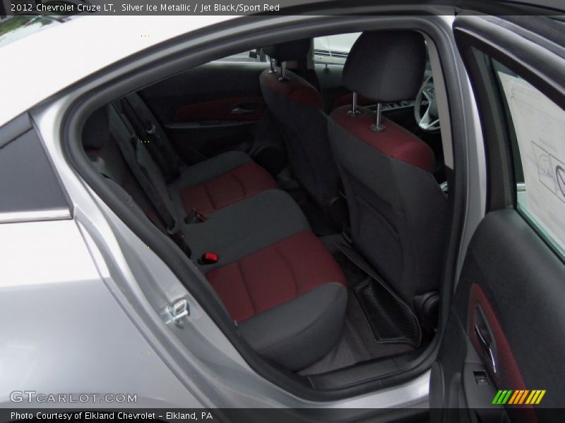 Silver Ice Metallic / Jet Black/Sport Red 2012 Chevrolet Cruze LT