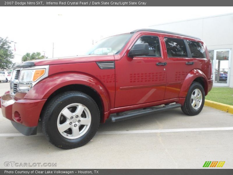 Inferno Red Crystal Pearl / Dark Slate Gray/Light Slate Gray 2007 Dodge Nitro SXT