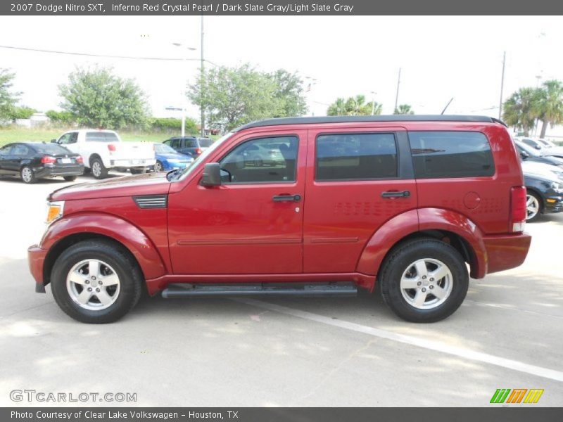 Inferno Red Crystal Pearl / Dark Slate Gray/Light Slate Gray 2007 Dodge Nitro SXT
