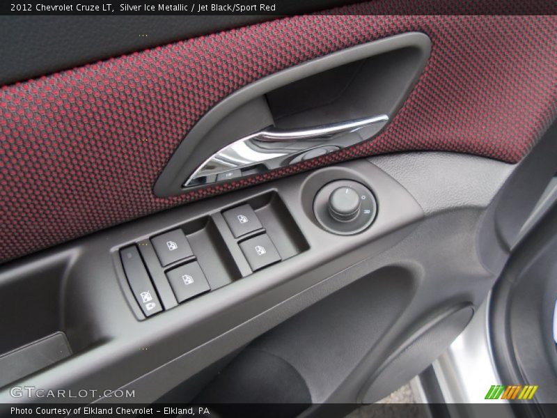 Silver Ice Metallic / Jet Black/Sport Red 2012 Chevrolet Cruze LT