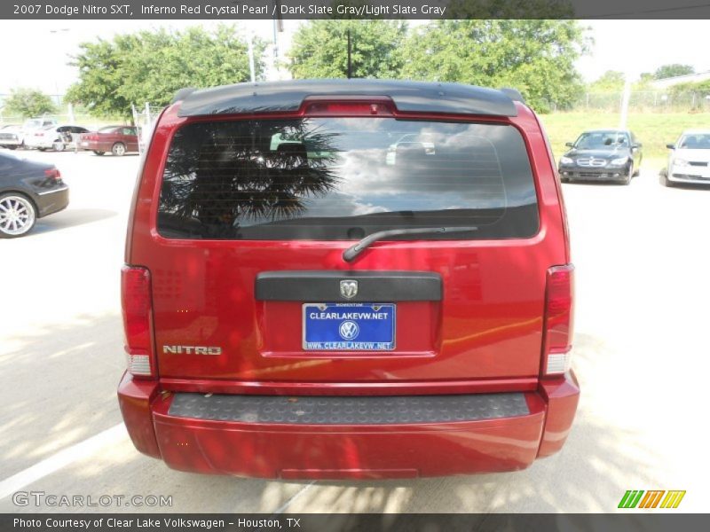 Inferno Red Crystal Pearl / Dark Slate Gray/Light Slate Gray 2007 Dodge Nitro SXT