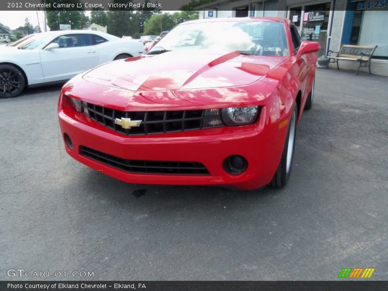 Victory Red / Black 2012 Chevrolet Camaro LS Coupe