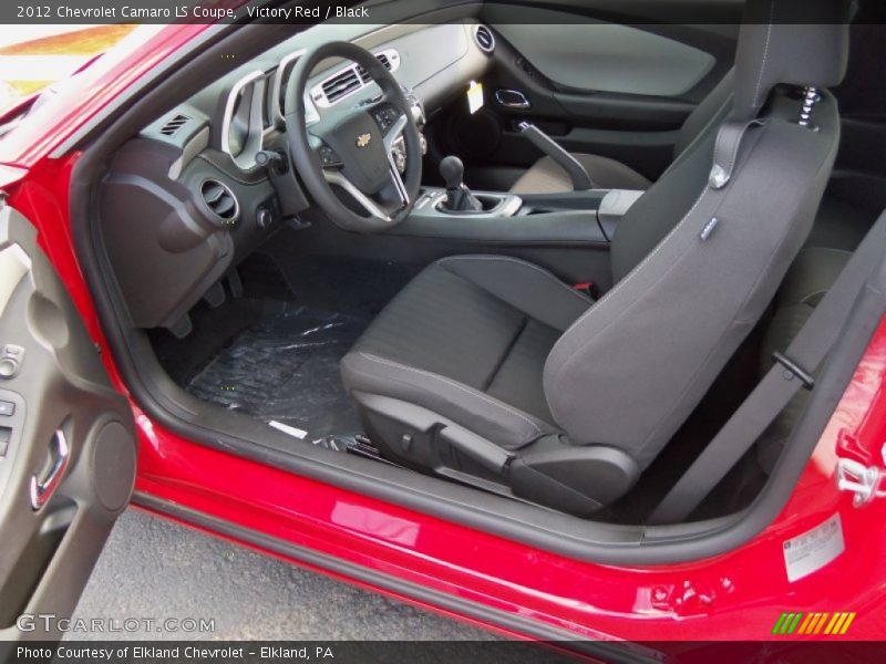 Victory Red / Black 2012 Chevrolet Camaro LS Coupe