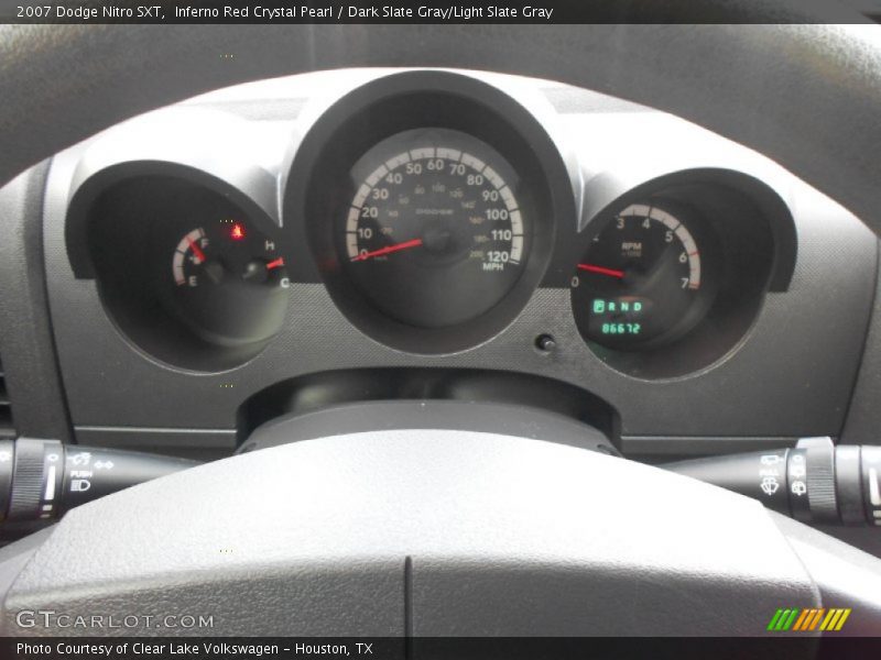 Inferno Red Crystal Pearl / Dark Slate Gray/Light Slate Gray 2007 Dodge Nitro SXT