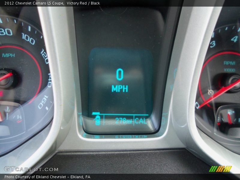 Victory Red / Black 2012 Chevrolet Camaro LS Coupe