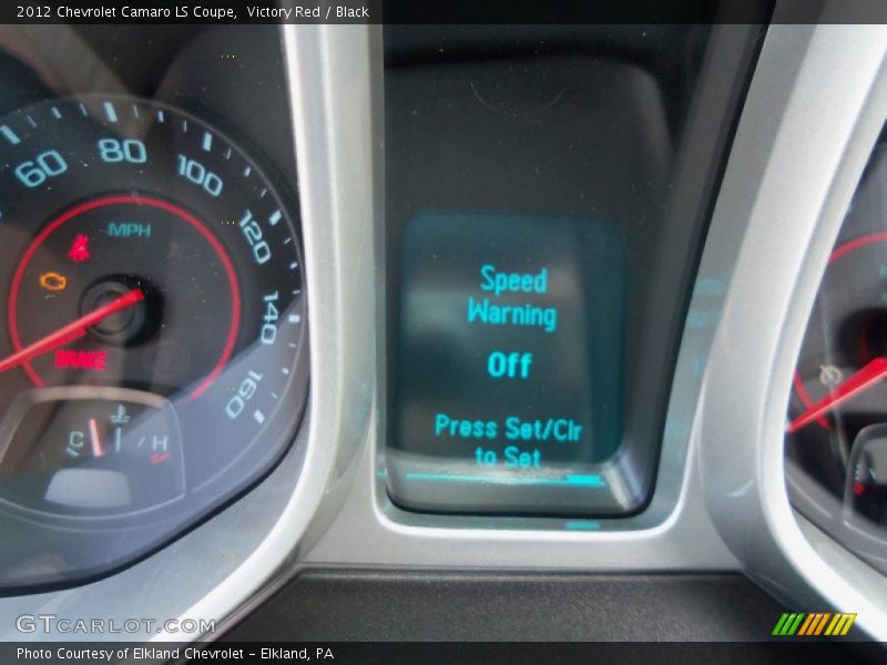 Victory Red / Black 2012 Chevrolet Camaro LS Coupe