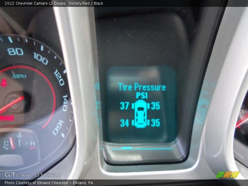 Victory Red / Black 2012 Chevrolet Camaro LS Coupe
