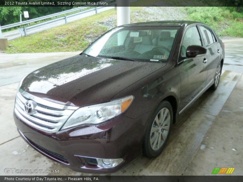Sizzling Crimson Mica / Ivory 2012 Toyota Avalon Limited