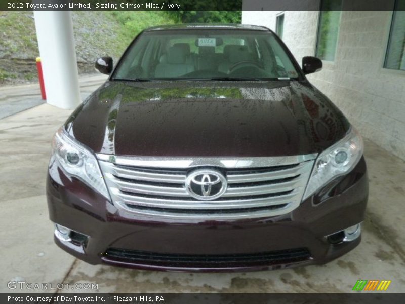 Sizzling Crimson Mica / Ivory 2012 Toyota Avalon Limited