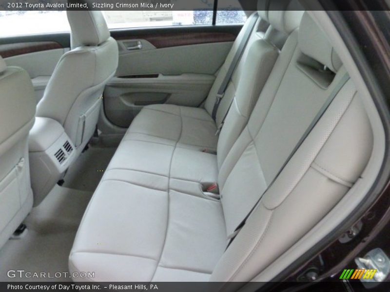 Sizzling Crimson Mica / Ivory 2012 Toyota Avalon Limited