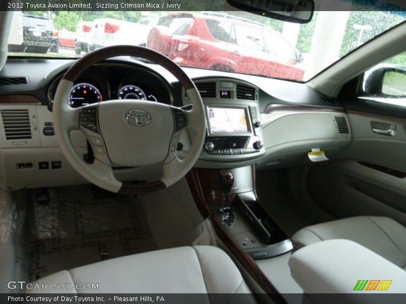Sizzling Crimson Mica / Ivory 2012 Toyota Avalon Limited