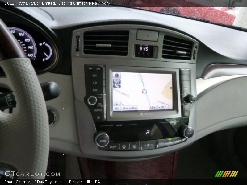 Sizzling Crimson Mica / Ivory 2012 Toyota Avalon Limited