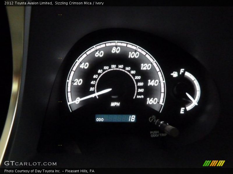 Sizzling Crimson Mica / Ivory 2012 Toyota Avalon Limited