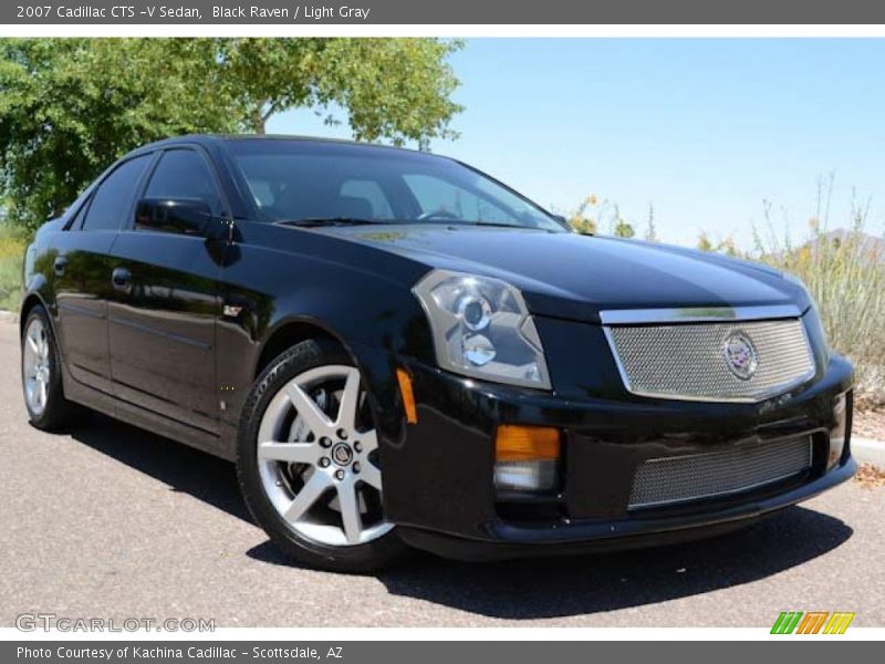 Black Raven / Light Gray 2007 Cadillac CTS -V Sedan