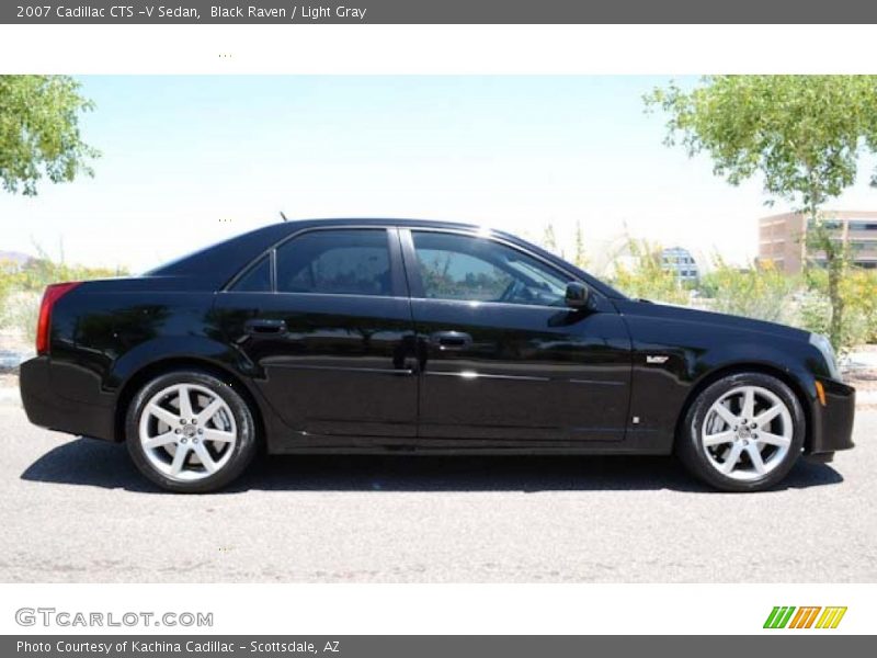 Black Raven / Light Gray 2007 Cadillac CTS -V Sedan