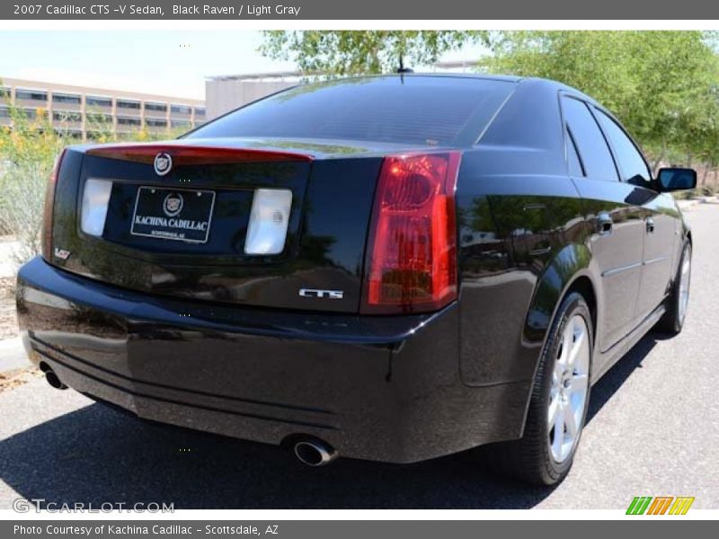 Black Raven / Light Gray 2007 Cadillac CTS -V Sedan