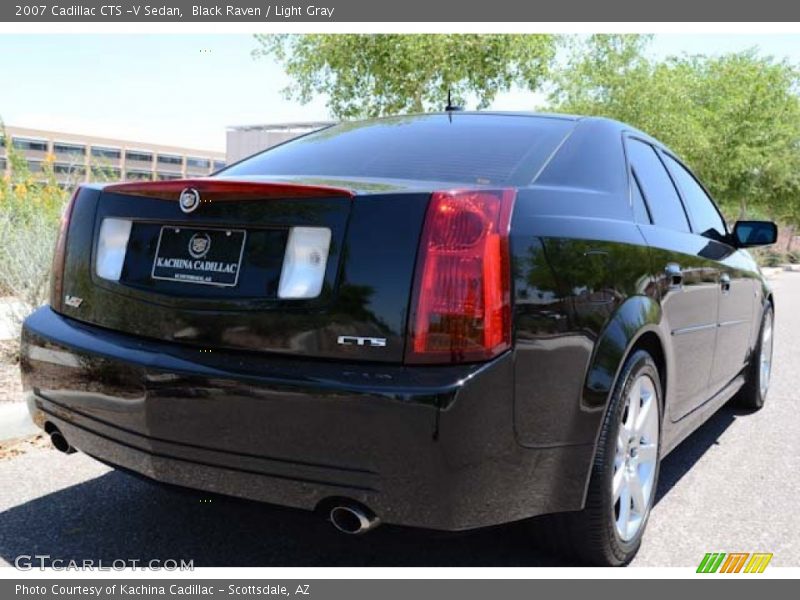 Black Raven / Light Gray 2007 Cadillac CTS -V Sedan