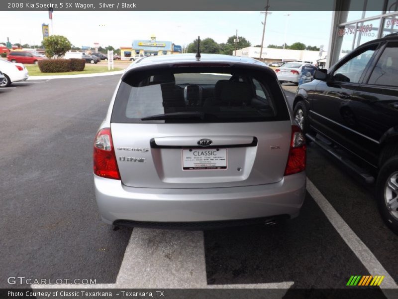 Silver / Black 2008 Kia Spectra 5 SX Wagon