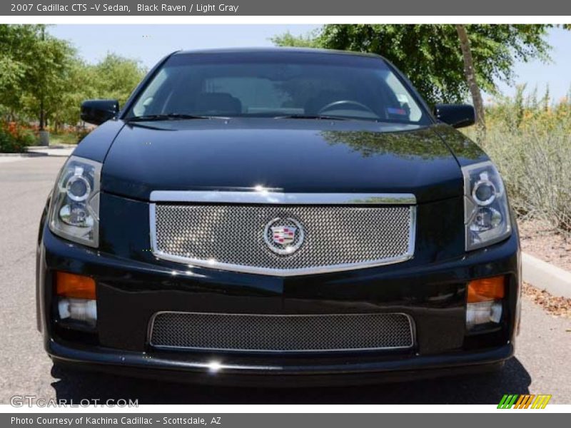 Black Raven / Light Gray 2007 Cadillac CTS -V Sedan